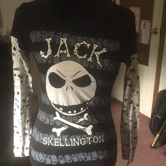 Disney Tops - Disney TNBC Jack Skellington Long-Sleeved Top